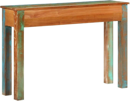 Console Table 43.3"x11.8"x29.5" Solid Wood Reclaimed End Table NightstandsSofa - Image 4