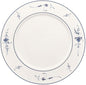 Villeroy & Boch Old Lu x Embourg Service Plate, 30 cm, Premium Porcelain, White/Blue