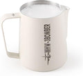 MHW-3BOMBER Milk Frothing Pitcher, 16oz/450ml Milk Frother Cup for Barista, SUS304 Stainless Steel Espresso Steaming Pitchers for Latte Art/Cappuccino/Coffee/Milk, P3028W-OS