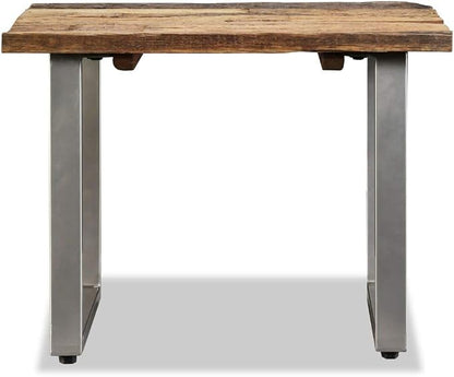 Coffee Table Solid Reclaimed Wood 21.7"x21.7"x15.7", Center Table, Side Table - Image 7