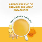 VAHDAM, Golden Milk Powder/Turmeric Ginger Latte Mix (100g, 40 Cups) Caffeine-Free | Powerful Curcumin, Turmeric Powder & Ginger | Brew Hot/Iced Tea