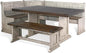 Pemberly Row 3-Piece Traditional Solid Wood Breakfast Nook Set by PEMBERLYROW