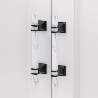 Rergy Cabinet Handles Marble Drawer Pulls and Knobs, T-Bar Hardware - Image 3
