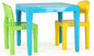 Humble Crew Kids Plastic Table and Chair Set, Toddler Activity Table by HumbleCrew