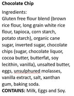 WOW Baking Company Gluten-Free Cookies, Chocolate Chip, 2.75 Ounce (Pack of 12)