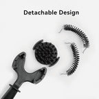 watchget Espresso Coffee Machine Cleaning Brush Espresso Group Head Cleaning Brush Detachable 360°Nylon Bristles Espresso Machine Cleaning Tool V2 51mm