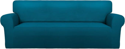 PureFit Stretch Couch Covers for Sofa Large Sofa Slipcovers Peacock Blue | by PureFit