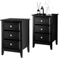 Bonnlo Upgraded 3 Drawers Night Stands by Bonnlo