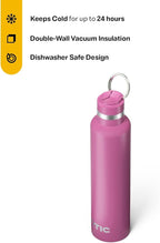 RTIC 26oz Journey Bottle Metal Stainless Steel Vacuum Insulated, BPA Free, Reusable, for Water, Hot and Cold Drinks, Travel, Sports, Camping, Orchid