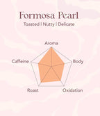 OOTINE, Formosa Pearl Taiwan Oolong Tea Bags (12 Sachets) | Roasted Nutty Notes | Hand-Picked Quality Whole Leaves in Plant-Based Sachets | Caffeine Alternative, Daily Antioxidant Support | Multiple Infusions