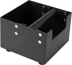 Espresso Knock Box, Stainless Steel Coffee Grind Knock Box Ground Waste Bin Container with Rubber Knocking Bar for Coffee Maker Machine