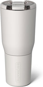 BrüMate Nav 35oz 100% Leak Proof Insulated Travel Tumbler with Magnetic BevLock™ Lid - Double Wall Cup-Holder Friendly Stainless Steel Mug (Dune)
