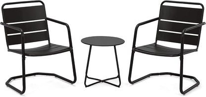 MELLCOM 3 Piece Patio Set, Small Patio Furniture Set - Image 8