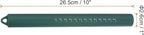 HARFINGTON Silicone Rolling Pin 10" Silicone Surface Non-Stick Stainless Steel Inner Core Dough Roller Kitchen Roller for Baking Pastry Pizza Fondant Bread, Dark Green