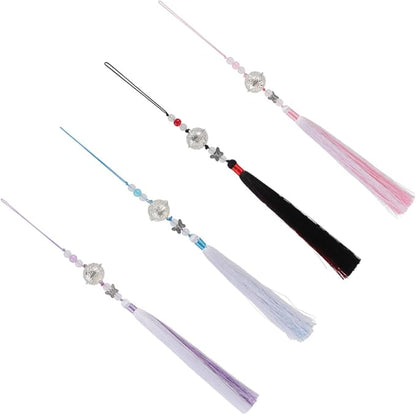 4pcs Ancient Handmade Tassel Pendant Hanging Tassel Ornament Korean Style by PLAFOPE