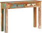 Console Table 43.3"x11.8"x29.5" Solid Wood Reclaimed End Table NightstandsSofa by Unknown