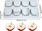 mostsom Appple Shaped Mousse Silicone Molds Chocolate Cake Mould Dessert Baking Form Cake Decorating Tools (G_ Appple)