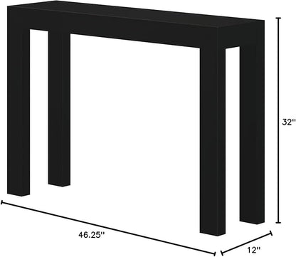 Plank+Beam Modern 46 Inch Console Table, Solid Pine Wood Entryway Table - Image 2