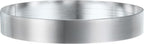 HARFINGTON Round Cake Ring 5.12 x 1 Inch Seamless Stainless Steel Pastry Mousse Dessert Ring Mirror Coating for Baking Cooking English Muffins Crumpet Making Tool