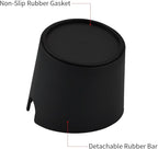 HOMEE Coffee Knock Box 4.8 Inch Shock-Absorbent Durable Barista Style Knock Box With Removable Knock Bar and Non-Slip Base Gift (Round)