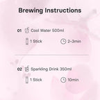 OSULLOC Cold Brew Tea Gift (20 count, 4 flavors x 5 EA) | Assorted Korea Iced Tea Bag Gift Sampler Set for Summer | Easy-to-go stick type Tea Bag Series | Premium Blended Tea from Jeju