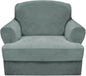 CUCRAF T Cushion Sofa Cover 2 Piece Armchair Slipcovers, Soft Thick Velvet by CUCRAF