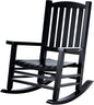 Hupmad Wooden Rocking Chair Outdoor Oversized Porch Rocker Chair, Patio Wooden by Hupmad