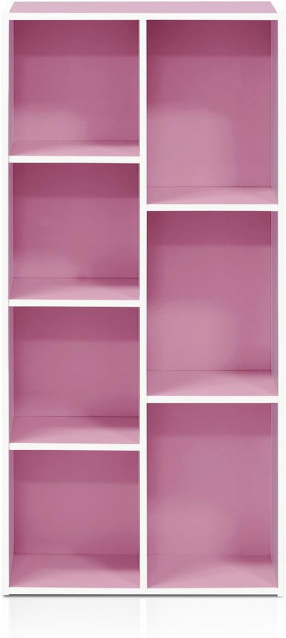 Furinno LUDER Book Shelf, 7-Cube Bookshelf, Bookcase - Image 8