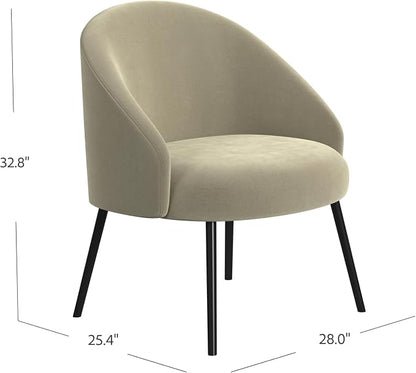 Homepop Home Decor | Upholstered Modern Accent Chair | Accent Chairs - Image 3