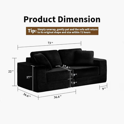 FILUXE Modular Sectional Sofa, Modern Modular Sofa Couch - Image 3