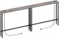 ELYKEN 2 Pack 5.9" Narrow Console Sofa Table by ELYKEN