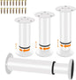 4 Pcs Adjustable Height Furniture Support Legs 7.08-12.2 inch, Metal Adjustable by Yoposeo