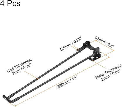 uxcell Folding Table Legs - Image 2