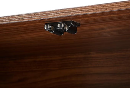 64" Fluted TV Stand for TVs up to 75 inch, Modern Entertainment Center - Image 7