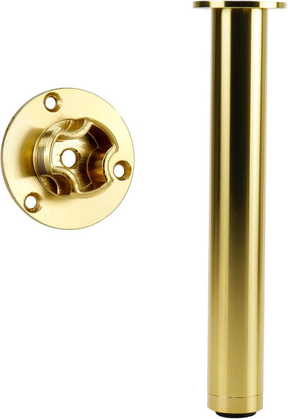 4 Pcs Gold Adjustable Sofa Legs Metal Modern Furniture Legs - Image 3
