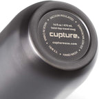 Cupture TWIST-TOP Vacuum-Insulated Stainless Steel Travel Mug, 16 oz, Gunmetal Gray