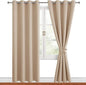Blackout Curtains for Bedroom, 52 x 84 Inches Long, 2 Panels | Thermal by Hiasan