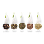 Tea Forte Winter Chalet Petite Presentation Box Tea Gift Set Sampler, 10 Count, 2 of Each Variety Individually Wrapped Handcrafted Pyramid Infuser Bags