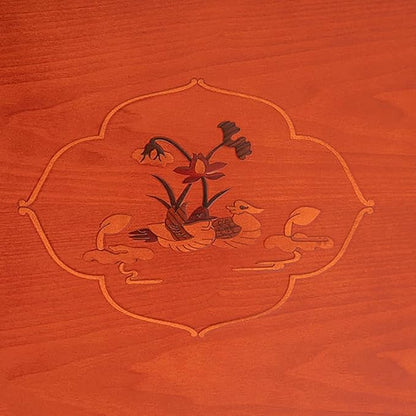 Folding Table, Korean Tatami Dining Table/Tea Room Table/Kang Table/Low Wooden - Image 5