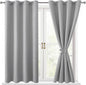Blackout Curtains for Bedroom, 52 x 54 Inch, 2 Panels | Thermal Insulated & by Hiasan