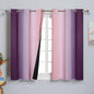 Pink and Purple Ombre Blackout Curtains by ESTELARTEXTILER