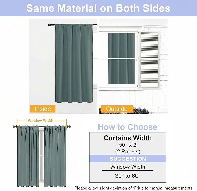 Simplebrand Blackout Extra 10ft Curtains - Image 9