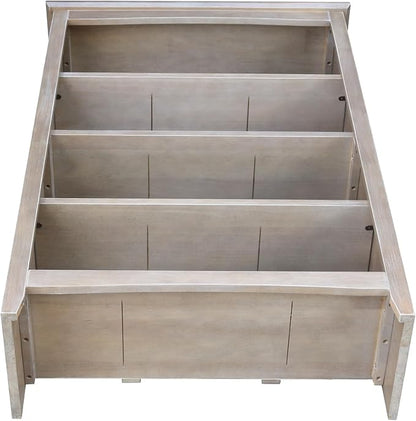 Shaker Solid Wood Bookcase, Washed Gray Taupe - Image 7
