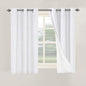 H.VERSAILTEX Primitive Linen Curtains 100% Blackout Curtain Drapes Burlap by HVERSAILTEX