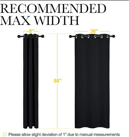 NICETOWN Bathroom Blackout Thermal Curtains and Drapes - Image 7