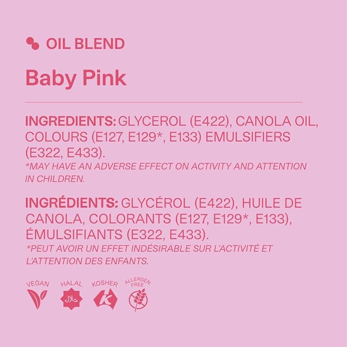 Colour Mill Oil-Based Food Coloring, 20 Milliliters Baby Pink