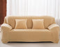 vctops 4 Seater Velvet Plush Stretch Sofa Slipcover 1-Piece Sofa Cover by vctops