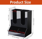 MYITYARD Coffee Station Organizer, Coffee Cup Holder for Countertop, Cup and Lid Dispenser with 4 Compartment, Coffee Bar Accessories Organizer for Home, Kitchen, Office and Breakroom