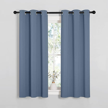 NICETOWN Kitchen Curtains with Grommet Top, Privacy & Room Darkening Thermal by NICETOWN