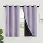 SimpleHome Lilac 100% Blackout Curtains Room Darkening Living Room 45 Inch | by SimpleHome